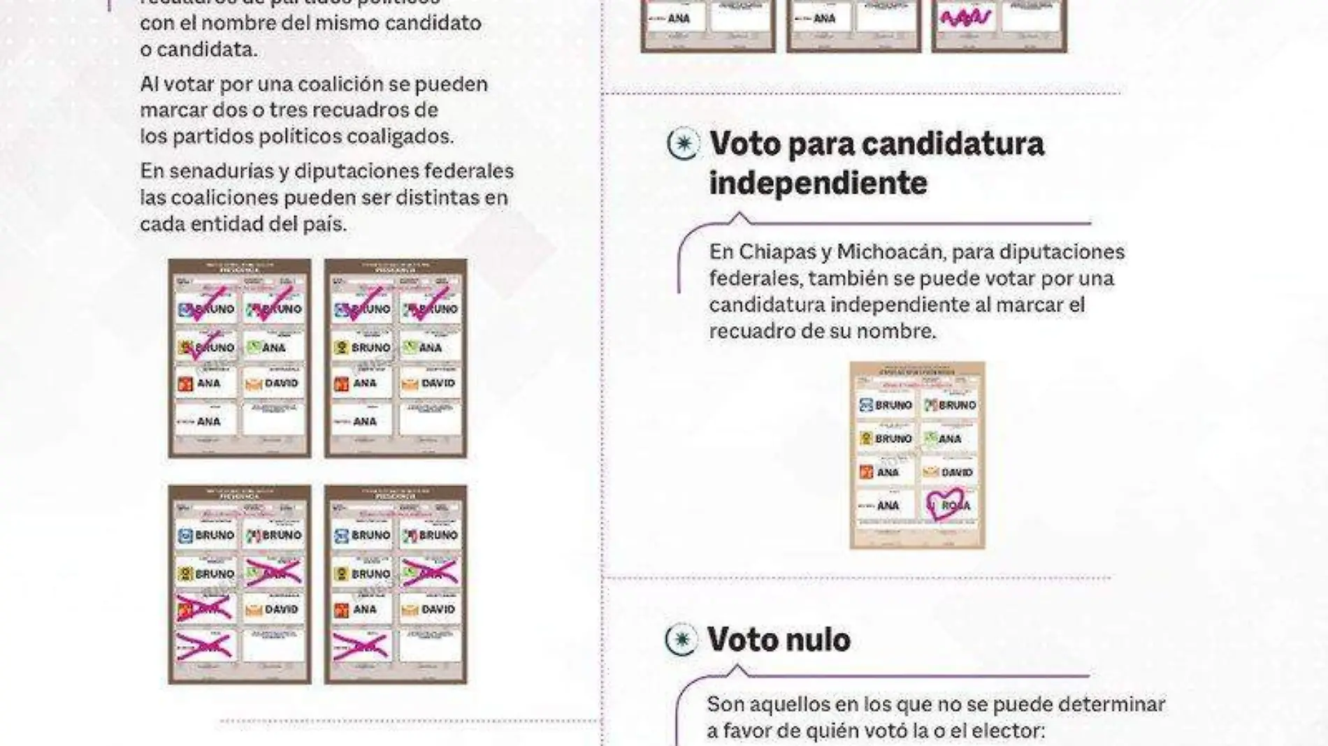 Cómo votar